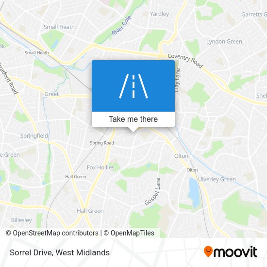 Sorrel Drive map