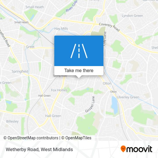Wetherby Road map