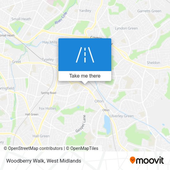 Woodberry Walk map