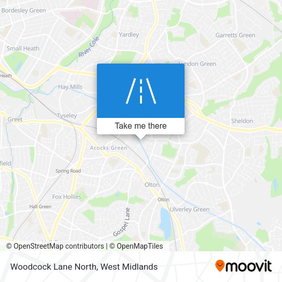 Woodcock Lane North map