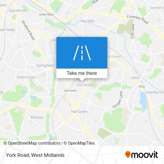 York Road map