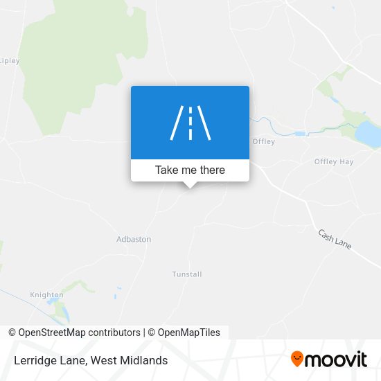 Lerridge Lane map