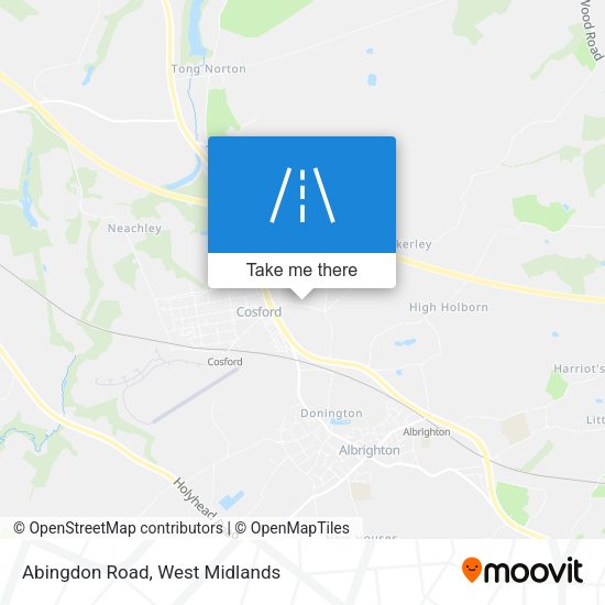 Abingdon Road map