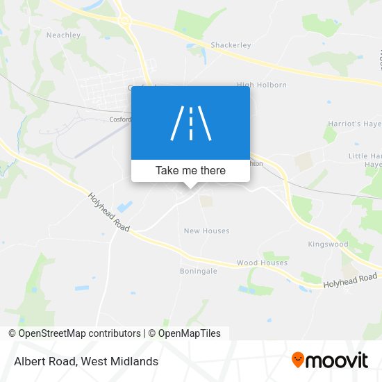 Albert Road map