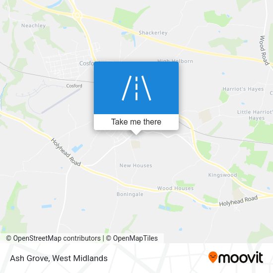 Ash Grove map