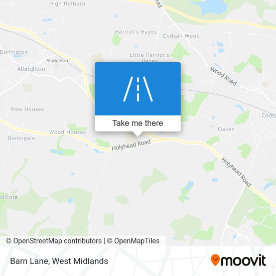Barn Lane map