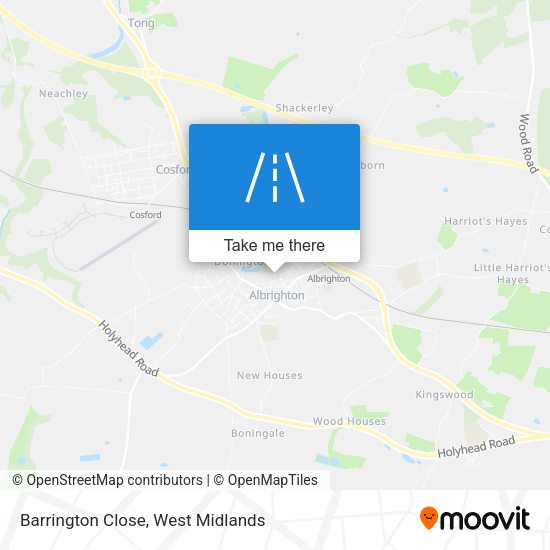 Barrington Close map