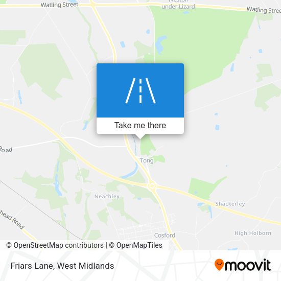 Friars Lane map