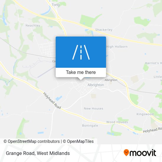 Grange Road map