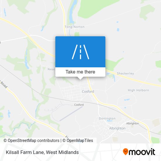 Kilsall Farm Lane map