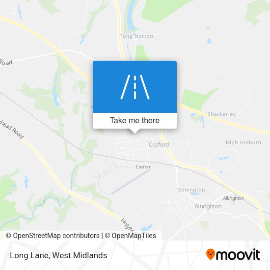 Long Lane map