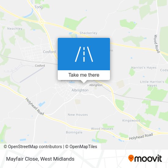 Mayfair Close map