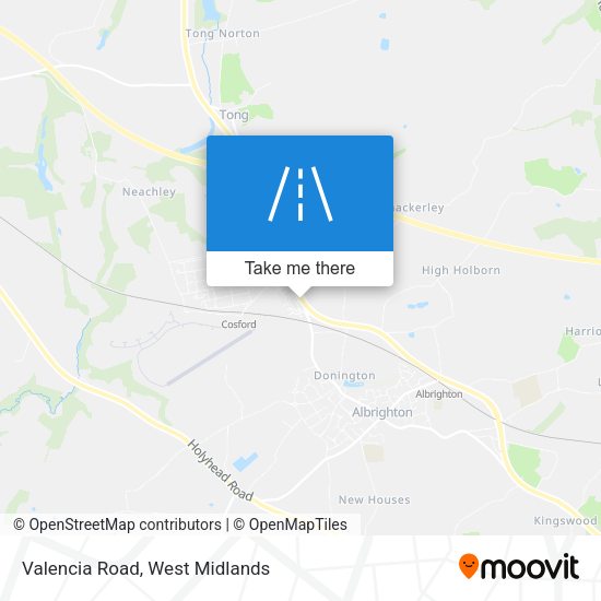 Valencia Road map