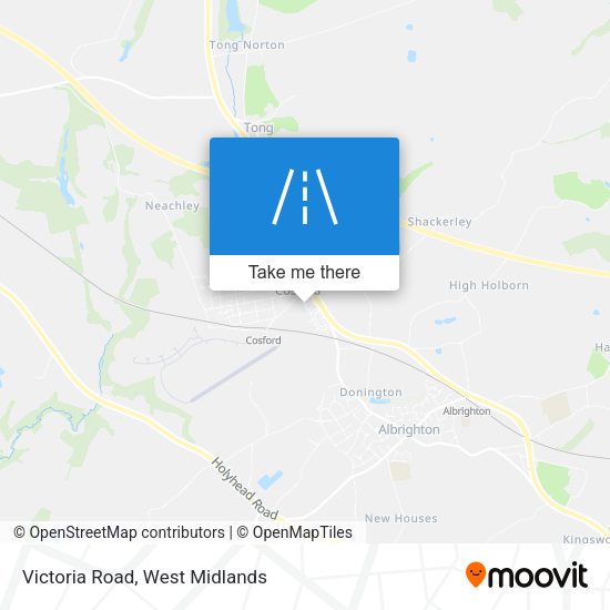Victoria Road map