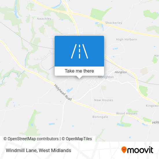Windmill Lane map