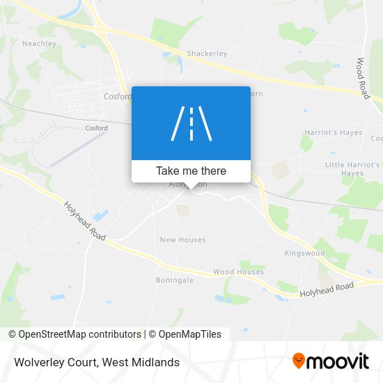 Wolverley Court map