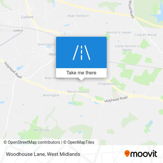 Woodhouse Lane map