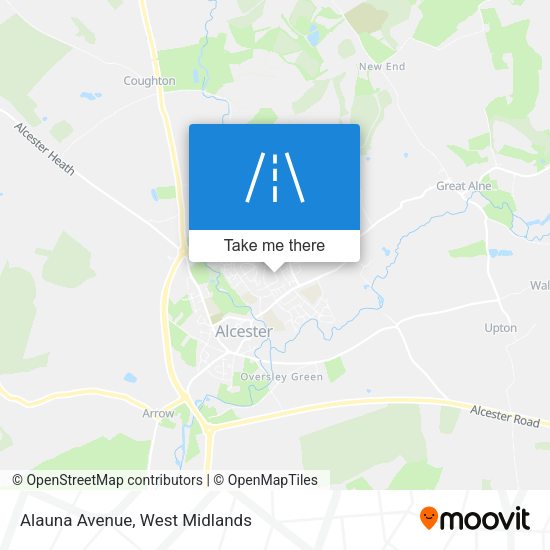 Alauna Avenue map