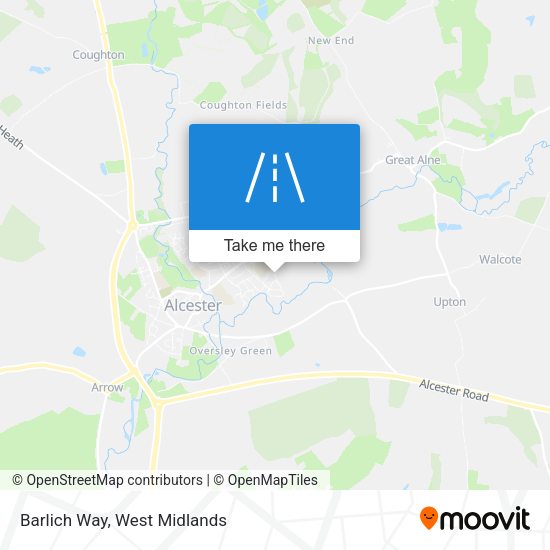 Barlich Way map