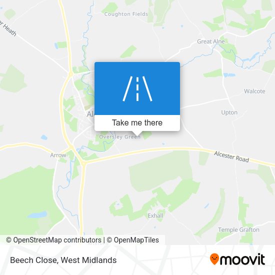 Beech Close map