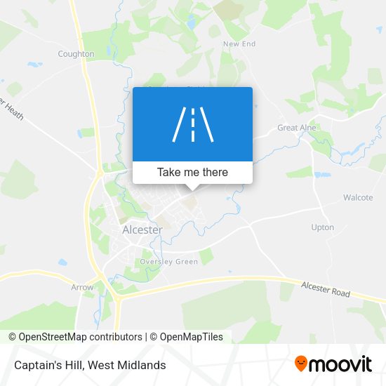 Captain's Hill map