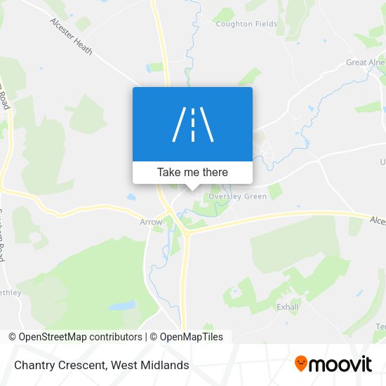 Chantry Crescent map