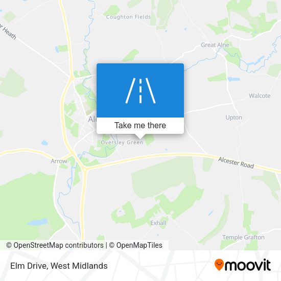 Elm Drive map