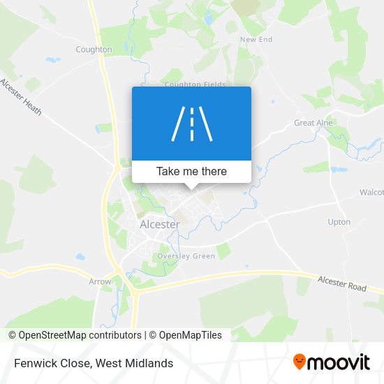 Fenwick Close map