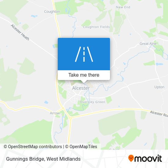 Gunnings Bridge map