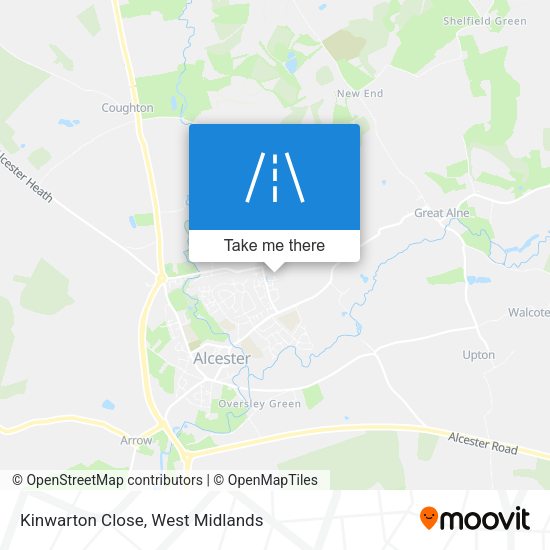 Kinwarton Close map