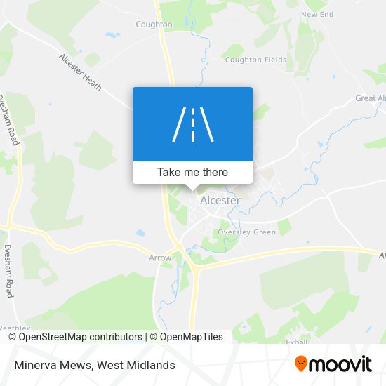 Minerva Mews map