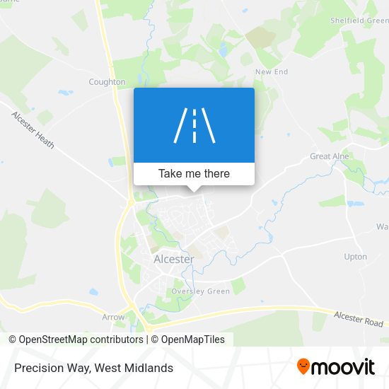 Precision Way map