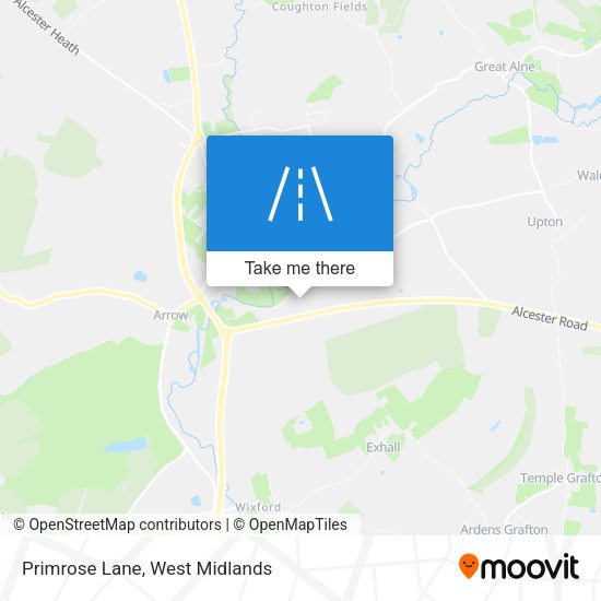 Primrose Lane map
