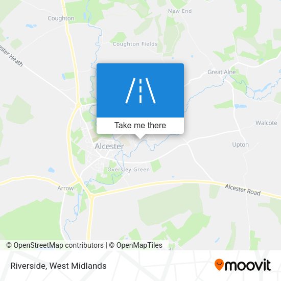 Riverside map