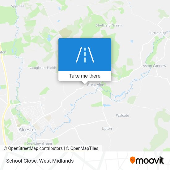 School Close map