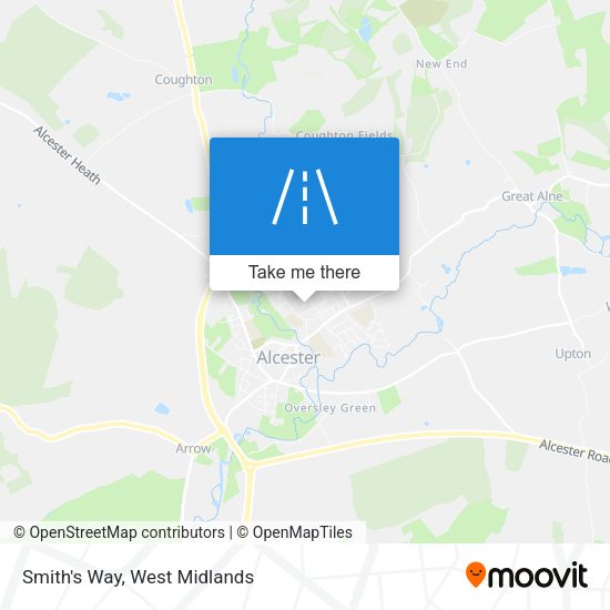 Smith's Way map