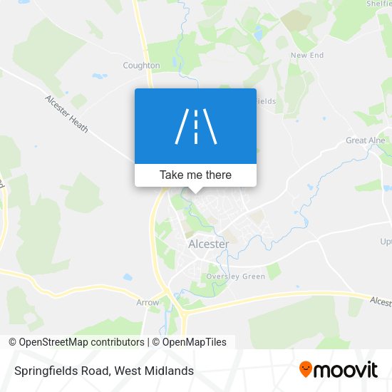 Springfields Road map