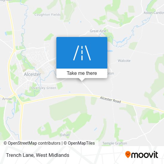 Trench Lane map