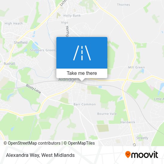 Alexandra Way map