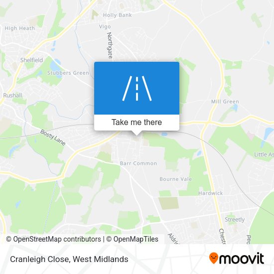 Cranleigh Close map