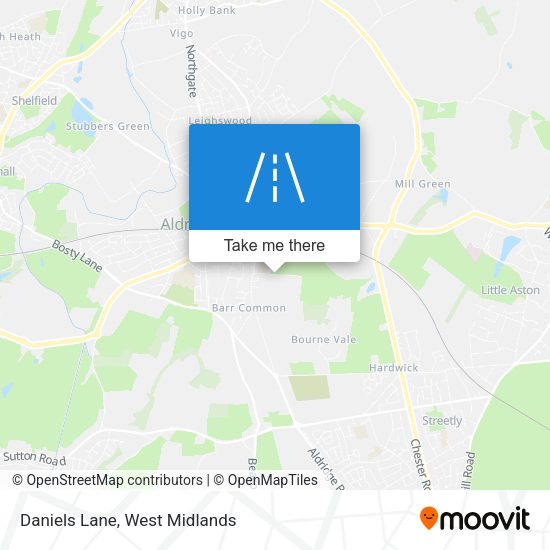 Daniels Lane map