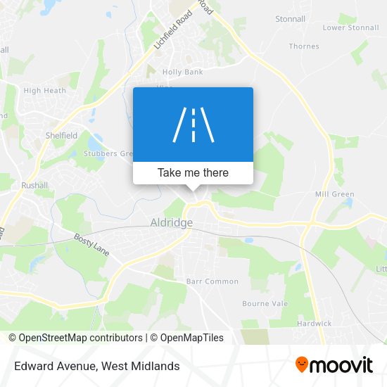 Edward Avenue map