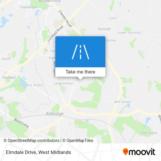 Elmdale Drive map