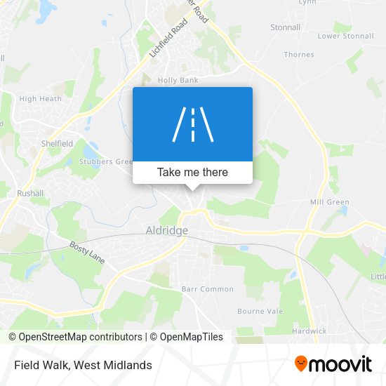 Field Walk map