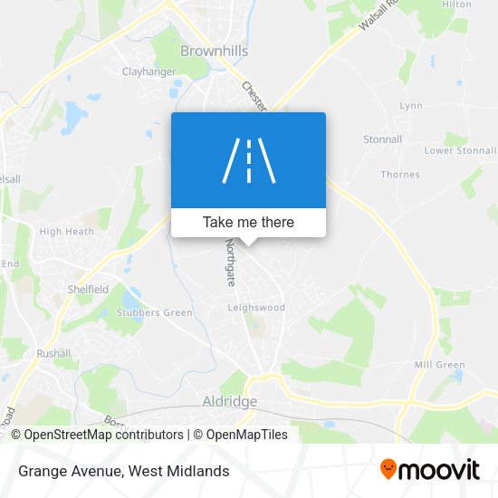 Grange Avenue map