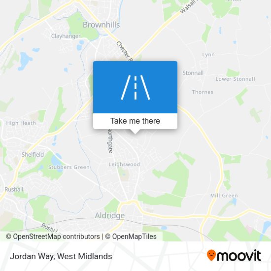 Jordan Way map