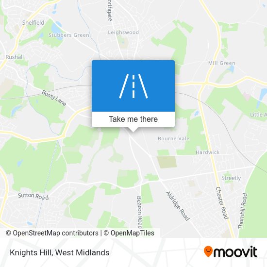 Knights Hill map