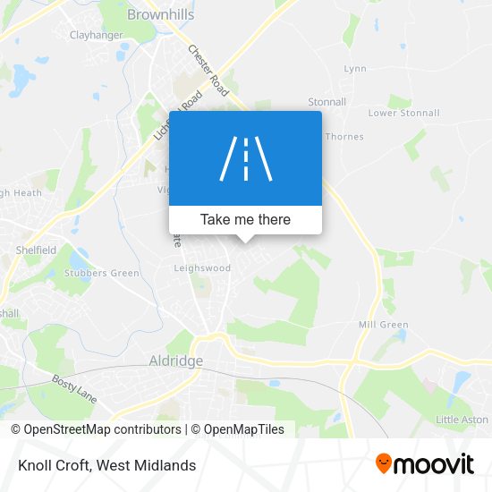 Knoll Croft map