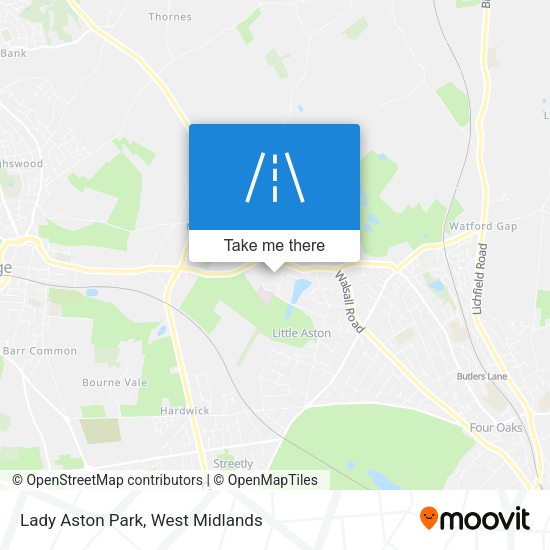 Lady Aston Park map