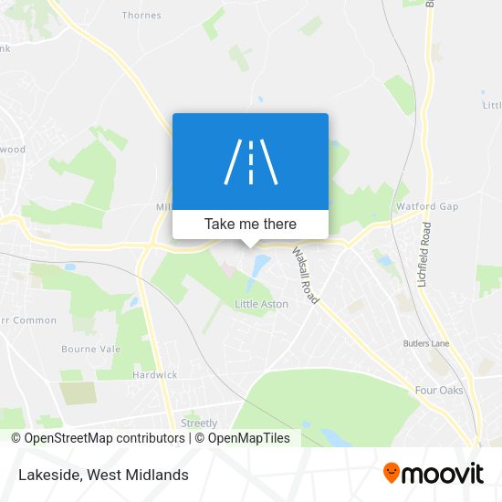 Lakeside map